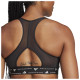 Adidas Γυναικείο μπουστάκι Powerimpact Medium-Support 3-Stripes Bra